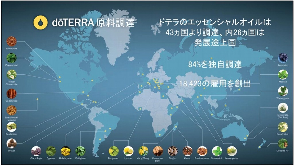 ドテラの原料調達